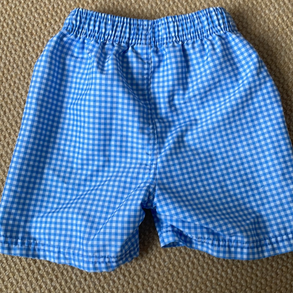 Gingham swim trunks - Picture 2 of 3